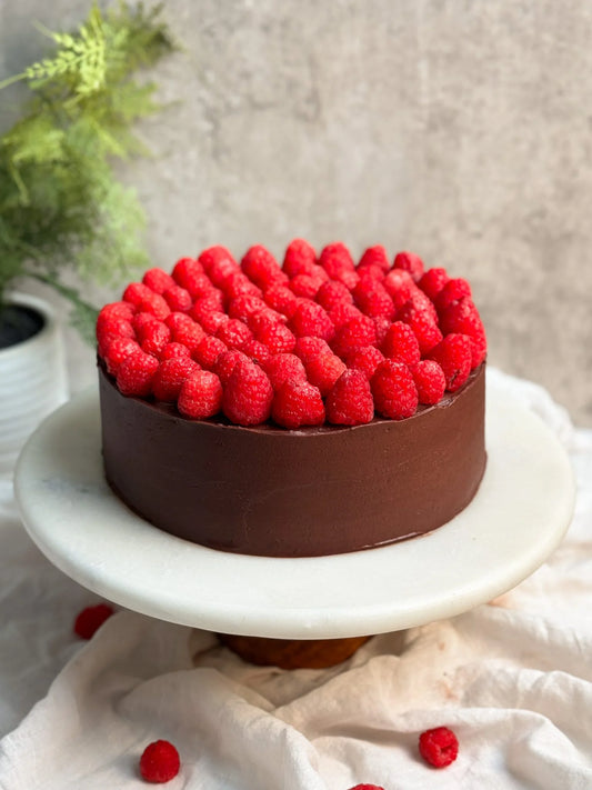 Chocolate raspberry cake