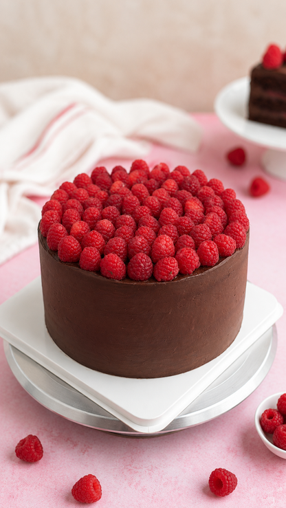 Chocolate raspberry cake